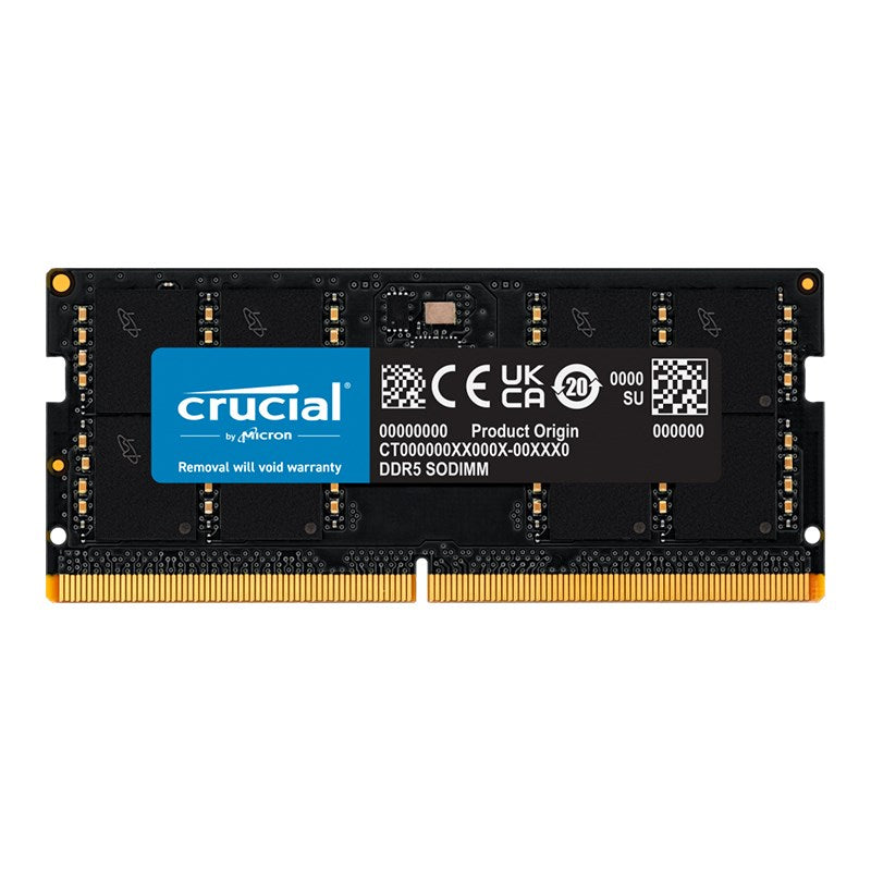 Crucial 32GB (1x 32GB) DDR5 4800MHZ SODIMM Laptop Memory – Mwave