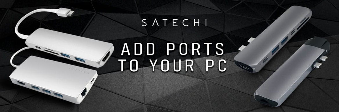 Add ports to your PC with Satechi USB Hubs
