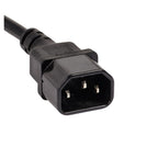 0.5m IEC C13 to C14 Extension Cable M-F | Black(011.180.0005) - 2
