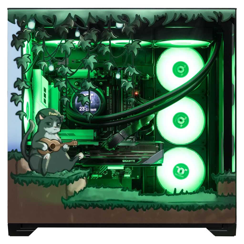 MWAVE x PIKAU Gaming PC - Intel Core Ultra 7 Plus + Radeon RX 9070 XT