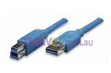 Astrotek USB 3.0 A-B Cable Blue 2m(AT-USB3-AB-2M) - 1