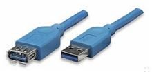 Astrotek USB 3.0 A-A Extension Cable Blue 2m(AT-USB3-AA-2M) - 1