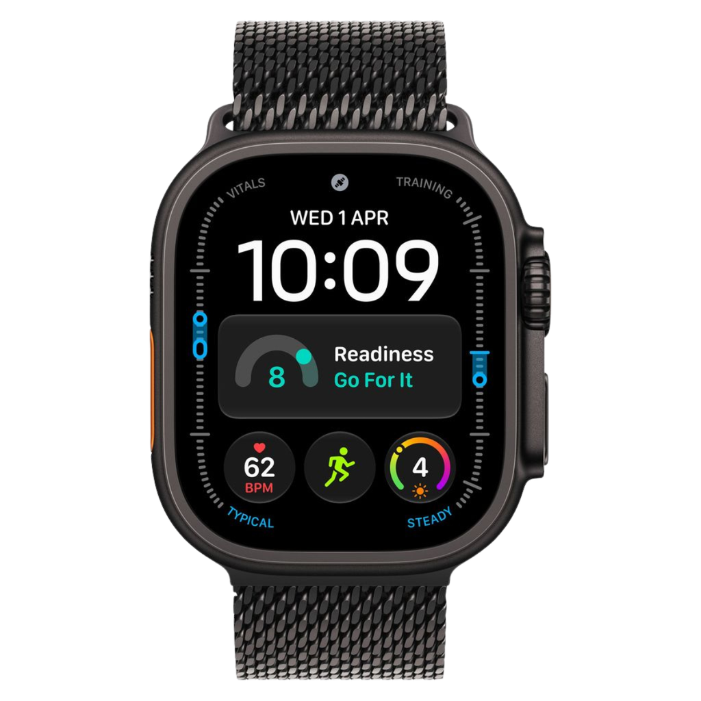 Apple Watch Ultra 4 49mm Black Titanium Case GPS + Cellular Milanese Loop (L)