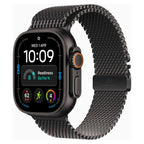 Apple Watch Ultra 4 49mm Black Titanium Case GPS + Cellular Milanese Loop (M)