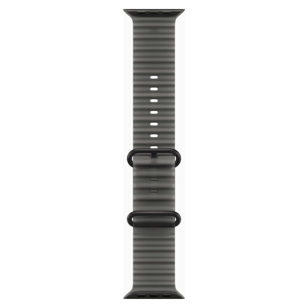 Apple Watch Ultra 4 GPS + Cellular 49mm Black Titanium Case with Translucent Black Ocean Band