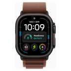 Apple Watch Ultra 4 GPS + Cellular 49mm Black Titanium Case with Burgundy Alpine Loop - M
