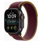 Apple Watch Ultra 4 49mm Black Titanium GPS + Cellular Burgundy Trail Loop (M/L)