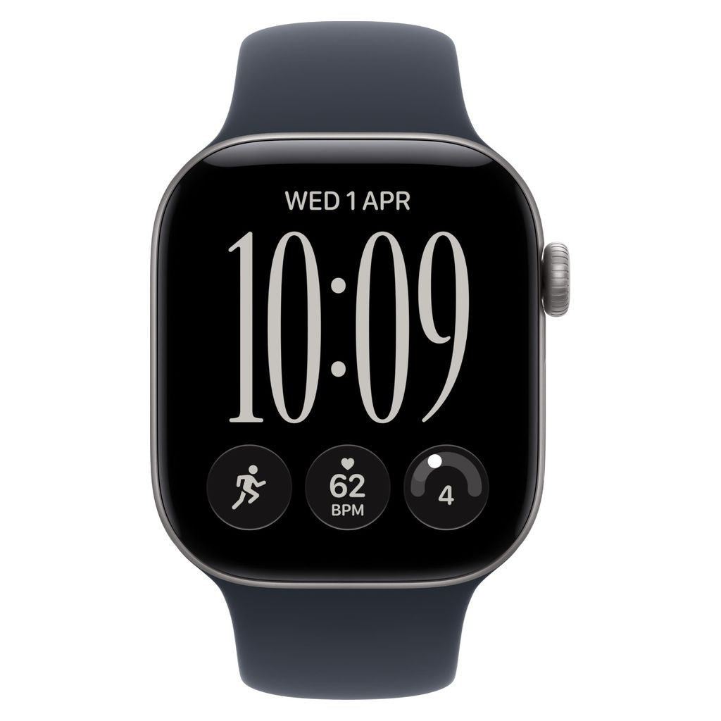 Apple Watch Series 12 42mm Space Grey Aluminium GPS Navy Blue Sport Band (S/M)