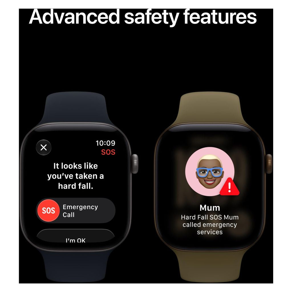 Apple Watch Series 12 42mm Space Grey Aluminium GPS Navy Blue Sport Band (S/M)