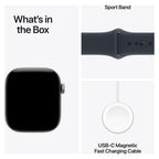 Apple Watch Series 12 42mm Space Grey Aluminium GPS Navy Blue Sport Band (S/M)