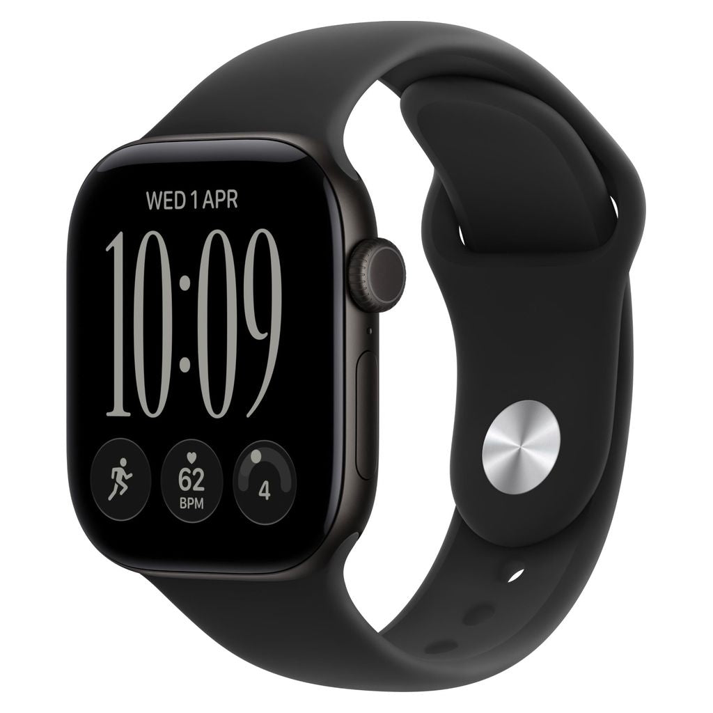 Apple Watch Series 12 42mm Black Aluminium Case GPS Black Sport Band (M/L)