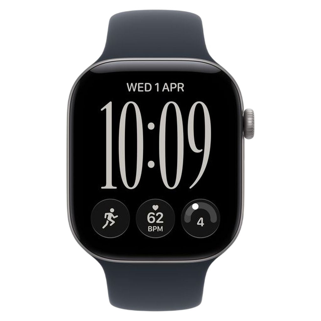 Apple Watch Series 12 46mm Space Grey Aluminium GPS Navy Blue Sport Band (S/M)