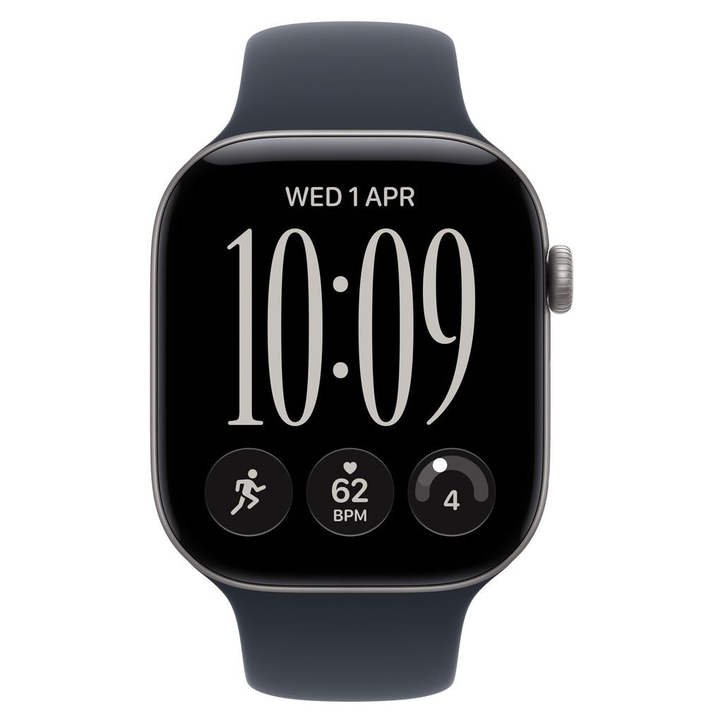 Apple Watch Series 12 46mm Space Grey Aluminium GPS Navy Blue Sport Band (M/L)