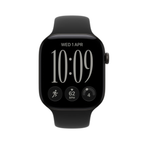 Apple Watch Series 12 46mm Black Aluminium Case GPS Black Sport Band (S/M)