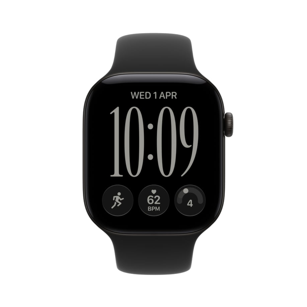 Apple Watch Series 12 46mm Black Aluminium Case GPS Black Sport Band (M/L)