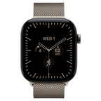 Apple Watch Series 12 46mm Natural Titanium GPS + Cellular Milanese Loop (M/L)