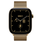 Apple Watch Series 12 GPS + Cellular 46mm Radiant Gold Titanium Case with Radiant Gold Milanese Loop - M/L
