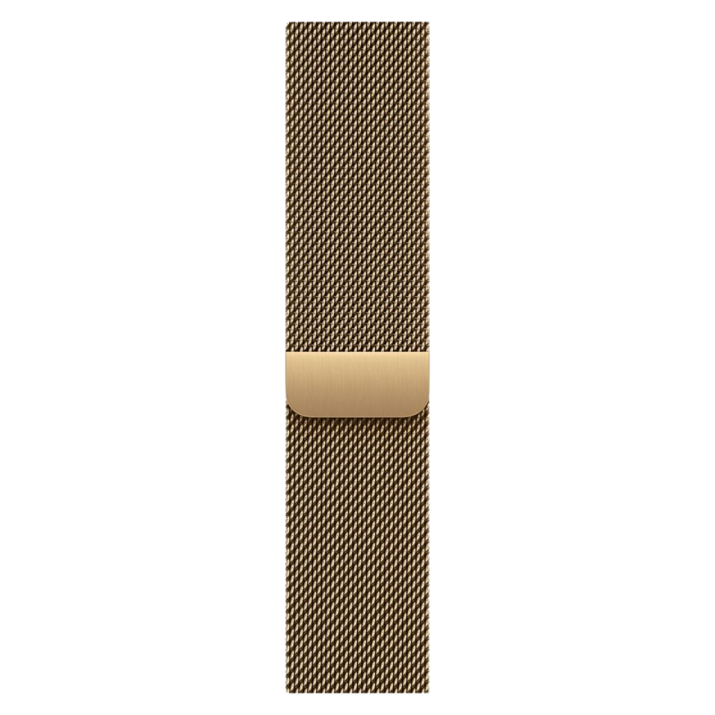 Apple Watch Series 12 GPS + Cellular 46mm Radiant Gold Titanium Case with Radiant Gold Milanese Loop - M/L