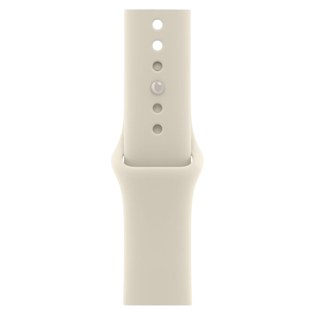 Apple Watch Series 12 GPS + Cellular 42mm Pearl White Ceramic Case with Sand Sport Band - S/M