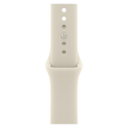 Apple Watch Series 12 GPS + Cellular 42mm Pearl White Ceramic Case with Sand Sport Band - S/M
