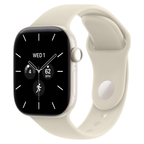 Apple Watch Series 12 GPS + Cellular 42mm Pearl White Ceramic Case with Sand Sport Band - S/M