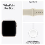 Apple Watch SE 3 40mm Starlight Aluminium Case GPS Sand Sport Band (S/M)