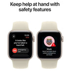 Apple Watch SE 3 40mm Starlight Aluminium Case GPS Sand Sport Band (M/L)