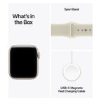 Apple Watch SE 3 40mm Starlight Aluminium Case GPS Sand Sport Band (M/L)
