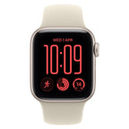 Apple Watch SE 3 44mm Starlight Aluminium Case GPS Sand Sport Band (M/L)