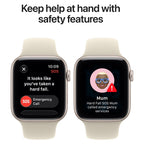 Apple Watch SE 3 44mm Midnight Aluminium Case GPS Navy Blue Sport Band (S/M)