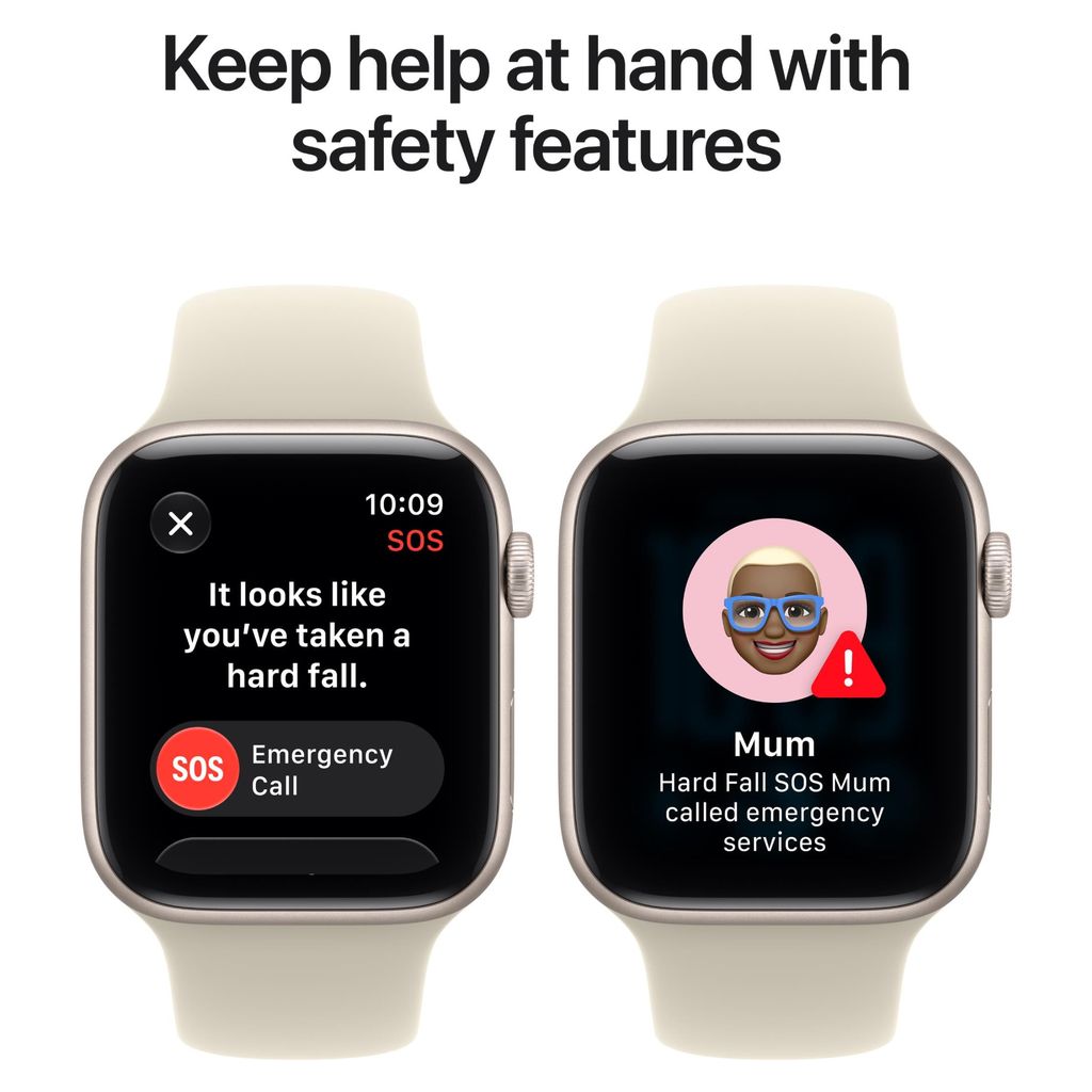 Apple Watch SE 3 44mm Midnight Aluminium Case GPS Navy Blue Sport Band (S/M)