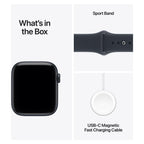Apple Watch SE 3 44mm Midnight Aluminium Case GPS Navy Blue Sport Band (S/M)