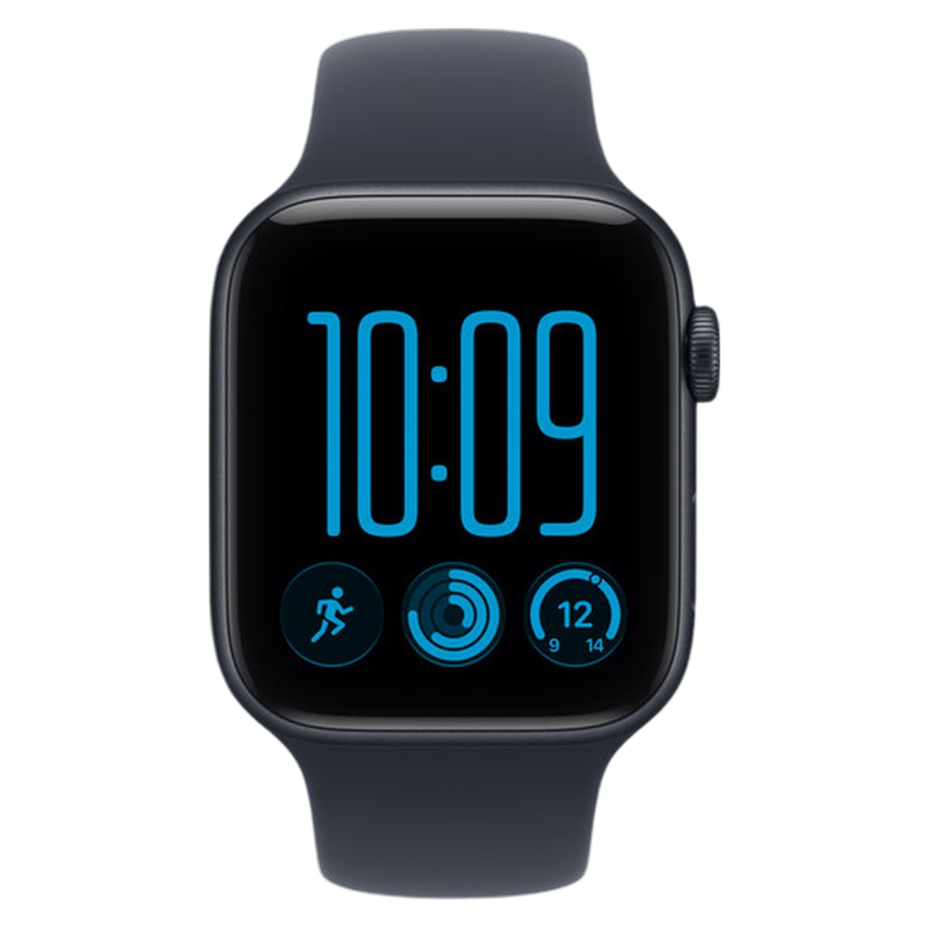 Apple Watch SE 3 44mm Midnight Aluminium Case GPS Navy Blue Sport Band (M/L)