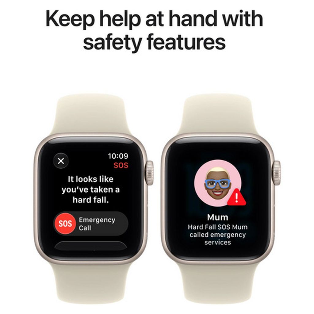 Apple Watch SE 3 44mm Midnight Aluminium Case GPS Navy Blue Sport Band (M/L)