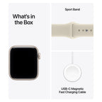 Apple Watch SE 3 40mm Starlight Aluminium GPS + Cellular Sand Sport Band (S/M)