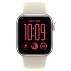 Apple Watch SE 3 40mm Starlight Aluminium GPS + Cellular Sand Sport Band (M/L)
