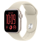 Apple Watch SE 3 40mm Starlight Aluminium GPS + Cellular Sand Sport Band (M/L)