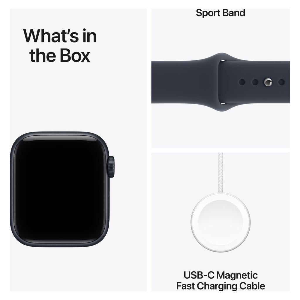 Apple Watch SE 3 40mm Midnight Aluminium Case GPS + Cellular Sport Band (M/L)