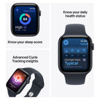 Apple Watch SE 3 44mm Starlight Aluminium GPS + Cellular Sand Sport Band (S/M)