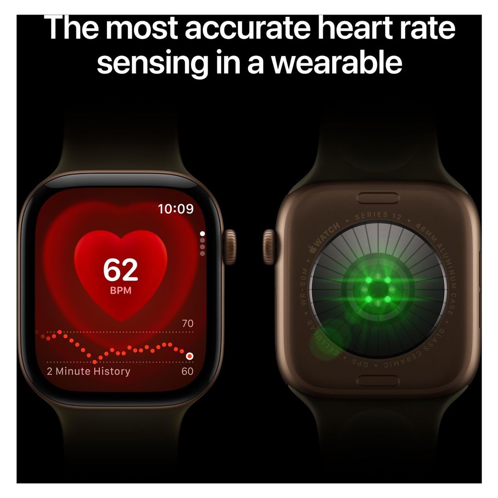 Apple Watch Series 12 42mm Dark Bronze Aluminium GPS Dark Bronze Milanese Loop