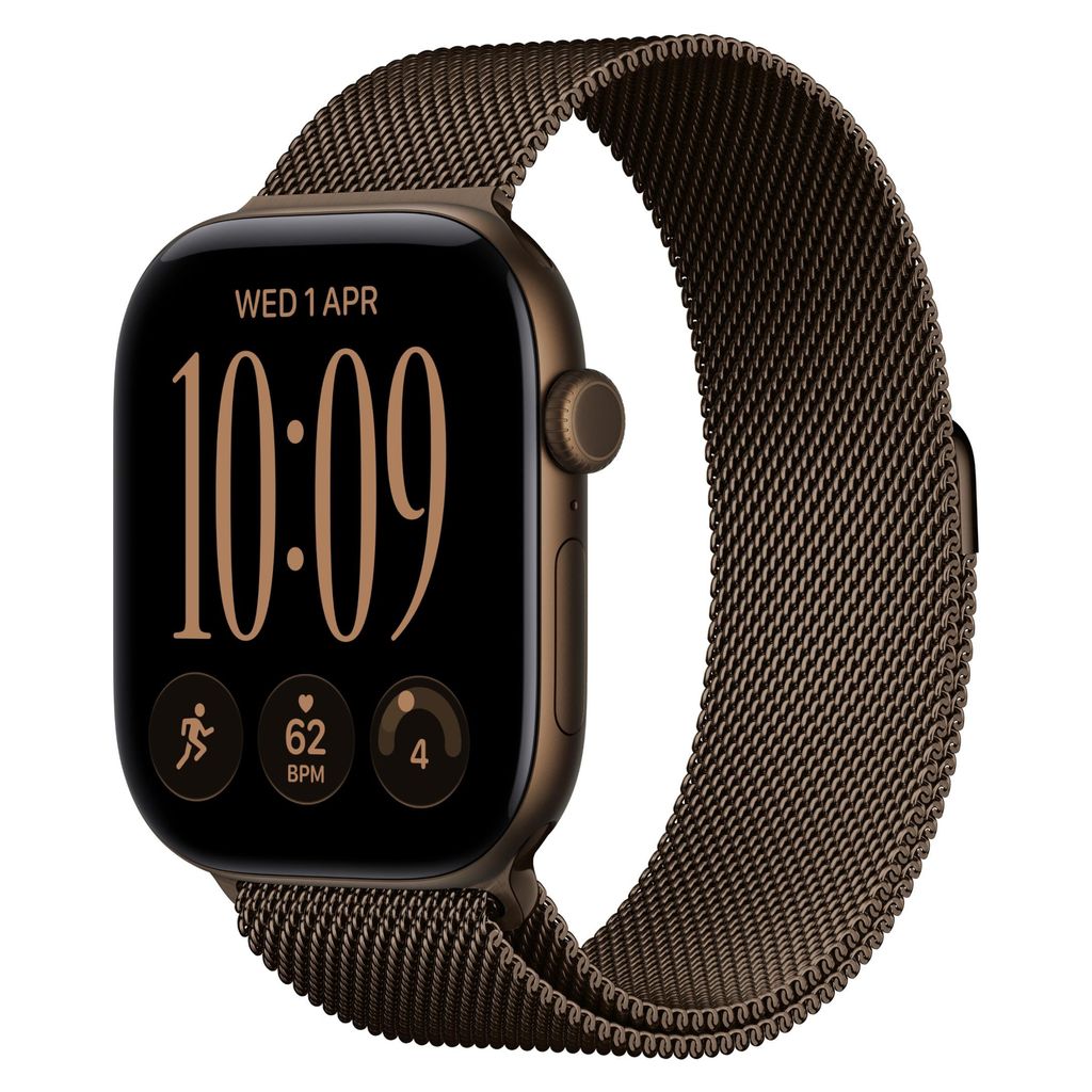 Apple Watch Series 12 42mm Dark Bronze Aluminium GPS Dark Bronze Milanese Loop