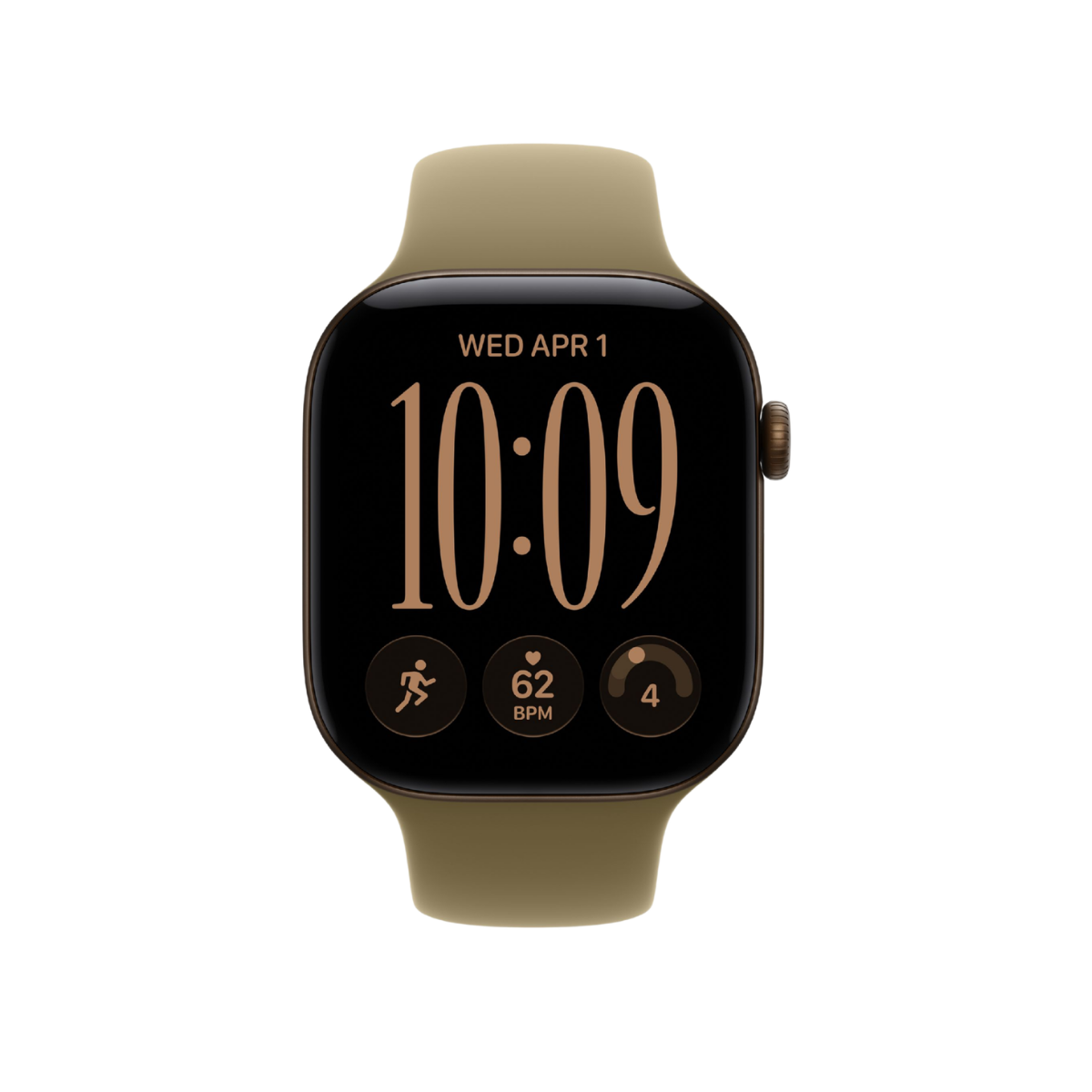 Apple Watch Series 12 46mm Dark Bronze Aluminium GPS + Cellular Milanese (S/M)
