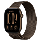 Apple Watch Series 12 46mm Dark Bronze Aluminium GPS + Cellular Milanese (M/L)