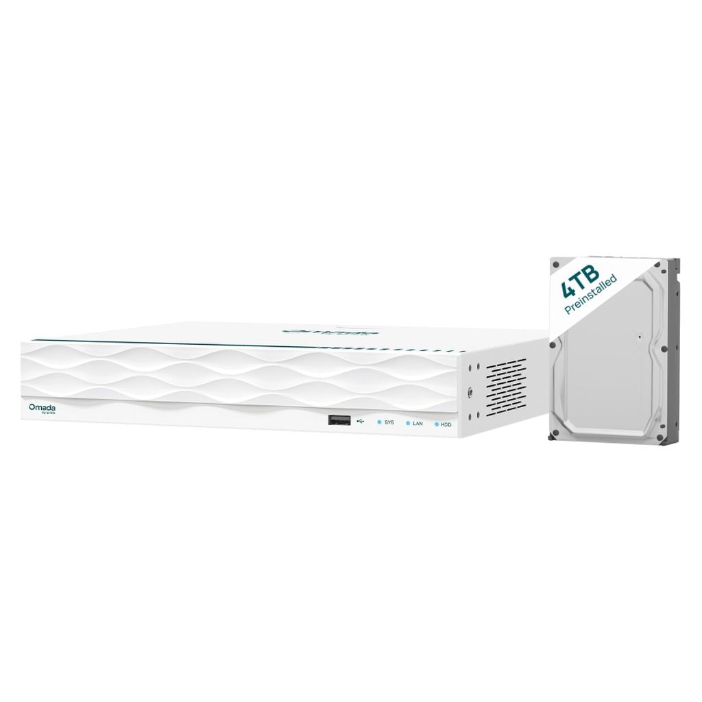 TP-Link Omada T8S4-4T 8MP Turret PoE Security Camera System