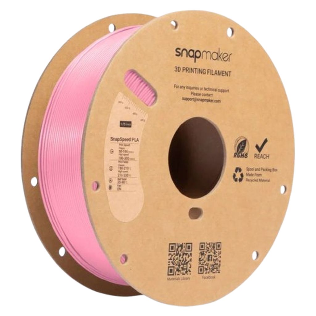 Snapmaker SnapSpeed 1kg PLA Filament with RFID - Pink