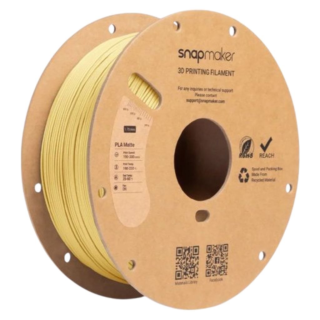 Snapmaker Matte 1kg PLA Filament with RFID - Butter Cream
