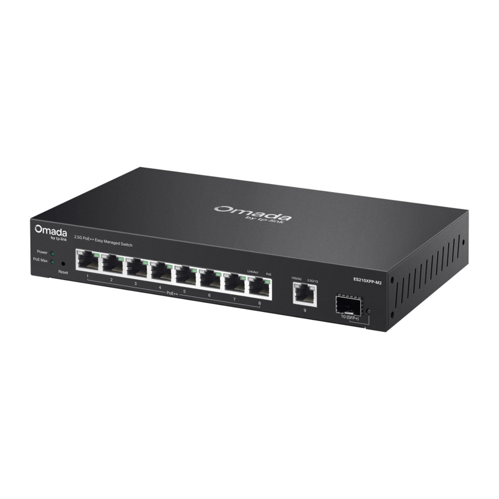 TP-Link ES210XPP-M2 Omada 8-Port 2.5G + 2-Port 10G Easy Managed Switch