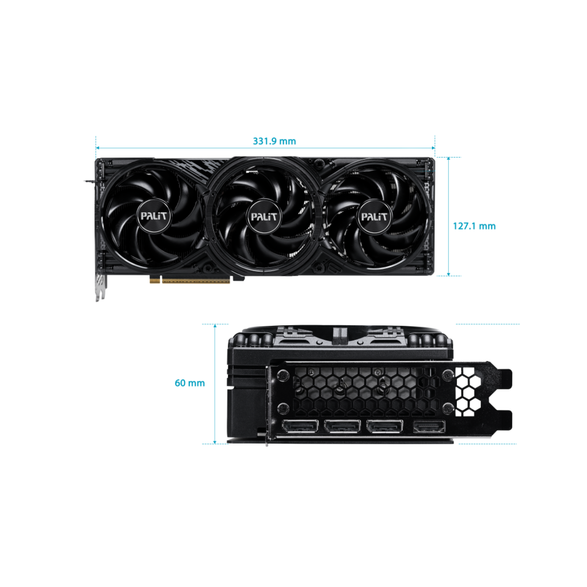 Palit GeForce RTX 5080 GamingPro OC 16GB GDDR7 Video Card
