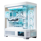 Mwave x Thermaltake View Ice Gaming PC - Ryzen 5 9600X / RX 9070 XT / Snow
