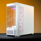 Mwave x Thermaltake View Ice Gaming PC - Ryzen 5 9600X / RX 9070 XT / Snow